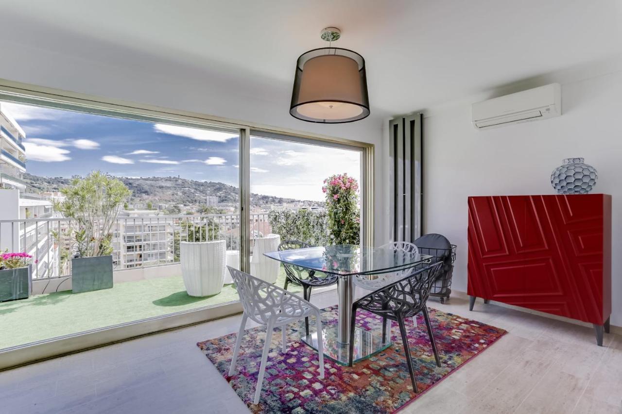 Immogroom - Apartment With Terrace - Ac - Parking Кан Екстериор снимка